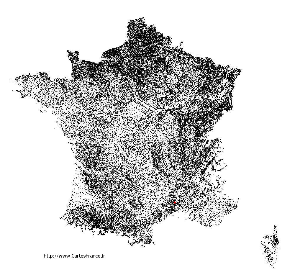 Saint-Maurice-de-Cazevieille sur la carte des communes de France