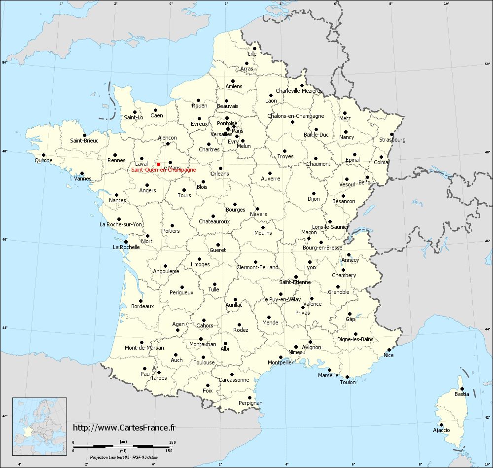Carte administrative de Saint-Ouen-en-Champagne