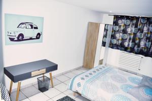 Appartement Loft spacieux avec jardin 15 min de Paris : photos des chambres