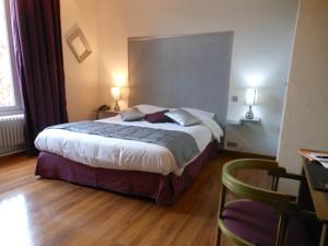 Hotel de l'Ecu de France : Chambre Supérieure avec 1 Lit Double et 1 Lit Simple