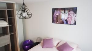 Appartement F2 meuble : photos des chambres