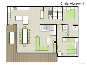 Hebergement Chalet Alyssum : photos des chambres