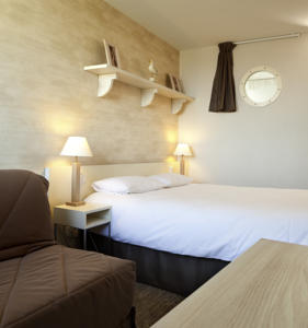 Hotel ibis Styles Ouistreham : Chambre Double Standard avec Canapé-Lit