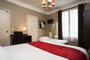 Hotel Chatillon Paris Montparnasse : Chambre Double avec Lit d'Appoint (3 Adultes)