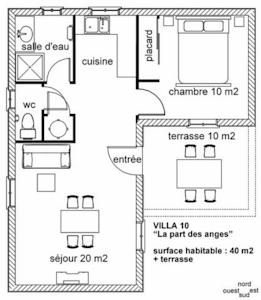 Hebergement Atlantic Residence : Villa 10 - « La Part des Anges »