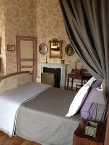 Chambres d'hotes/B&B Chateau de Vesset : Chambre Double avec Salle de Bains Privative