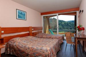 Hotel Logis De La Grande Cascade : Chambre Lits Jumeaux avec Vue Panoramique 