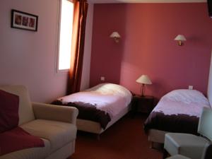 Hotel Le Mas De Gaujac : Chambre Lits Jumeaux