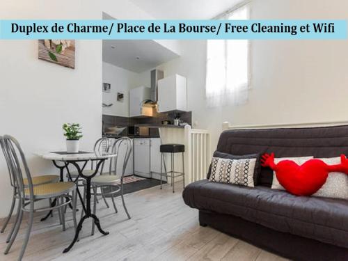 Duplex charme, Place de La Bourse : Appartement proche de Bordeaux