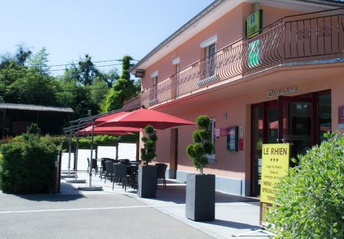 Le Rhien Carrer Hôtel-Restaurant : Hotel proche de Senargent-Mignafans