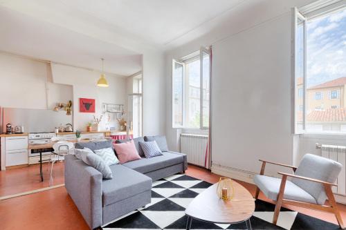 Magnifique T3 calme et ensoleillé : Appartement proche du 6e Arrondissement de Marseille