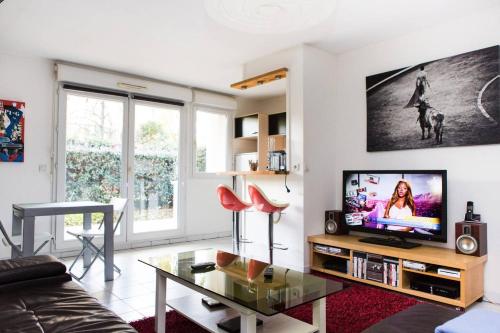 Appartement Avec Terrasse Bordeaux Chartrons : Appartement proche de Bruges