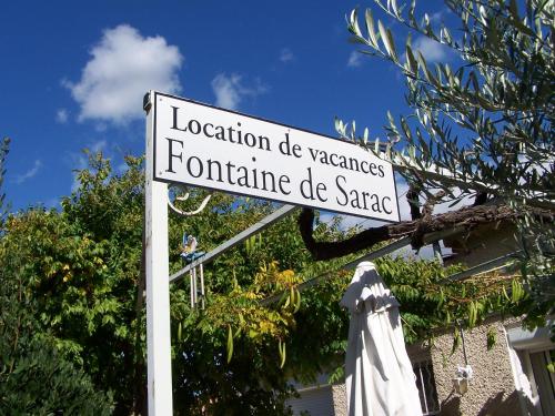 Fontaine de Sarac : Hebergement proche de Villeneuvette