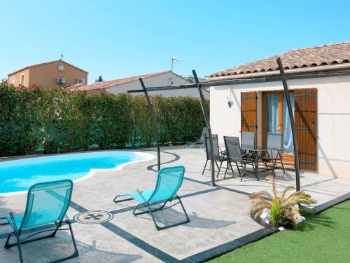 Ferienhaus mit Pool Lézignan-la-Cèbe 100S : Hebergement proche d'Usclas-d'Hérault