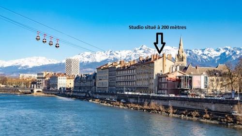 Studio Bastille, au coeur des rues pietonnes : Appartement proche de Grenoble