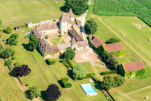 Le Buisson-de-Cadouin Chateau Sleeps 10 Pool WiFi : Hebergement proche de Saint-Chamassy