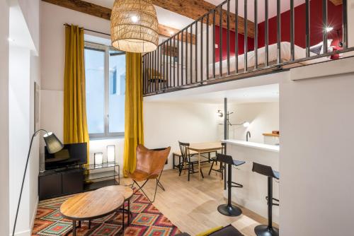 Honorê - Suite Vaubecour : Appartement proche du 2e Arrondissement de Lyon