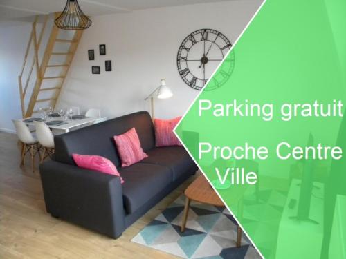 Apartment Lille - Proche métro - Stationnement gratuit : Appartement proche de Villeneuve-d'Ascq