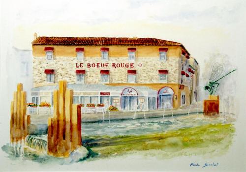 Hotel The Originals Saint-Junien Le Boeuf Rouge (ex Inter-Hotel) : Hotel proche de Rochechouart