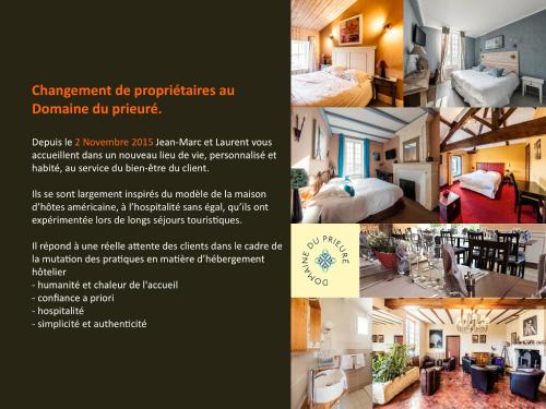 Logis Domaine du Prieuré : Hotel proche de Breuil-la-Réorte