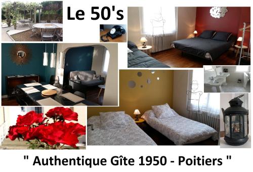 50's Authentique Gîte 1950 : Hebergement proche de Buxerolles