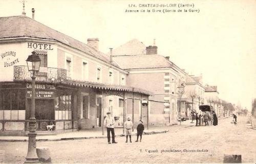 Hotel de la gare : Hotel proche de Coulongé
