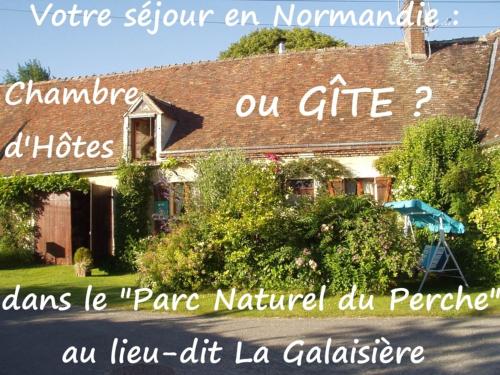 Gîte de La Galaisière : Hebergement proche de Saint-Aubin-des-Grois