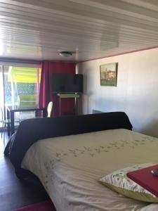 Hebergement Villa Charline : Studio Lit King-Size avec Canapé-Lit