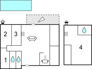 Hebergement Four-Bedroom Holiday Home in Montblanc : Maison de Vacances 4 Chambres