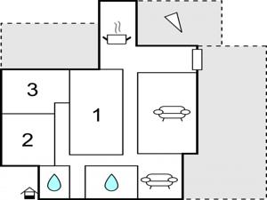 Hebergement Three-Bedroom Holiday Home in Sigoyer : photos des chambres