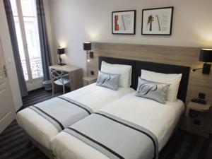 Hotel Paganini : Chambre Lits Jumeaux