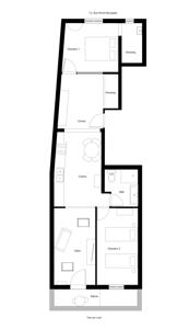 Appartement Petite Bourgade : photos des chambres