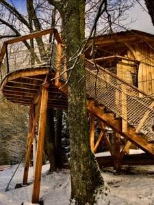 Hebergement Les Cabanes Du Saleve : photos des chambres