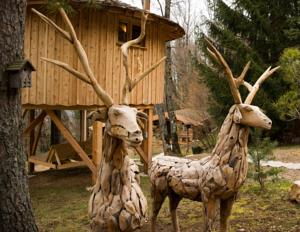 Hebergement Les Cabanes Du Saleve : photos des chambres