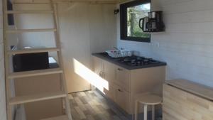 Hebergement la tiny house de l'aa : photos des chambres