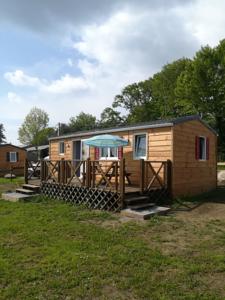 Hebergement Les chalets de Bes Le Montagnol : photos des chambres