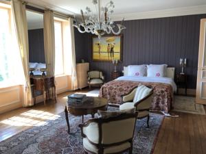 Chambres d'hotes/B&B Chateau La Rametiere : Chambre Triple - Vue sur Jardin