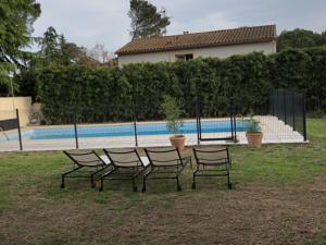 Appartement Au coeur de la pinede : photos des chambres