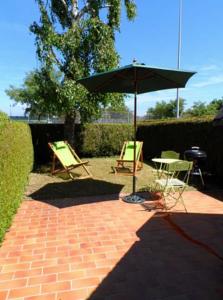 Appartement Cabourg - Cottage 2 Pieces - Vue jardin : Appartement 1 Chambre