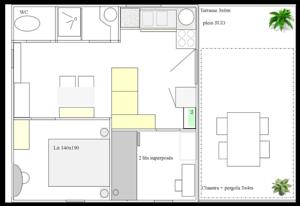 Hebergement la petite maison 05 : photos des chambres