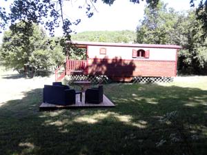 Hebergement Roulotte-Quinta : photos des chambres