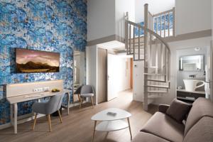 m3 Hotel Ferney : Suite Deluxe avec Lit King-Size