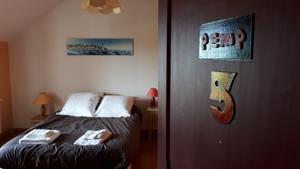 Chambres d'hotes/B&B Les Hortensias : Chambre Triple Standard - Vue sur Mer