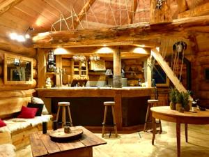 Hebergement Les Cabanes Du Saleve : photos des chambres