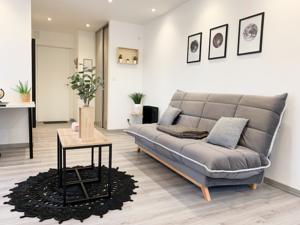 Appartement studio moderne tout equipe : photos des chambres