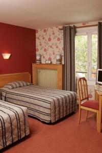 Hotel Citotel La Breche Du Bois : Chambre Lits Jumeaux avec Douche 