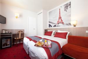 Hotel Saphir Grenelle : Chambre Lits Jumeaux