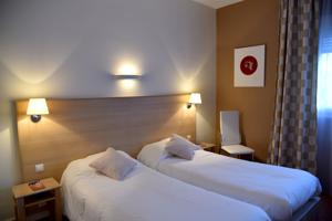 Hotel Chantecler : Chambre Lits Jumeaux
