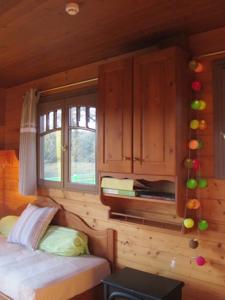 Hebergement La Roulotte d'Alcas : photos des chambres