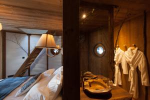 Hebergement Cabane entre terre et ciel : photos des chambres